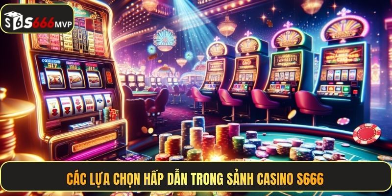 Các lựa chọn hấp dẫn trong sảnh casino S666