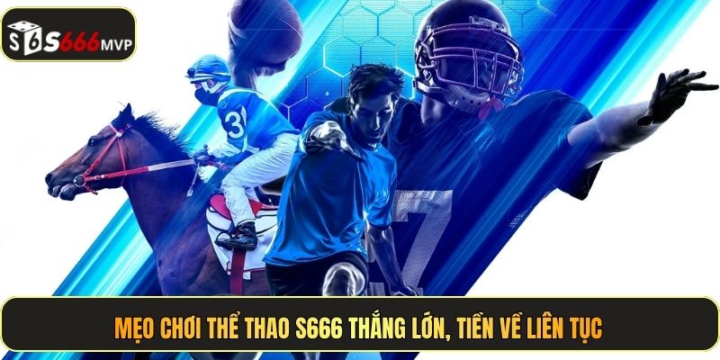 Mẹo chơi thể thao S666 thắng lớn, tiền về liên tục